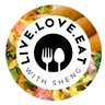 Live.Love.Eat with Sheng logo